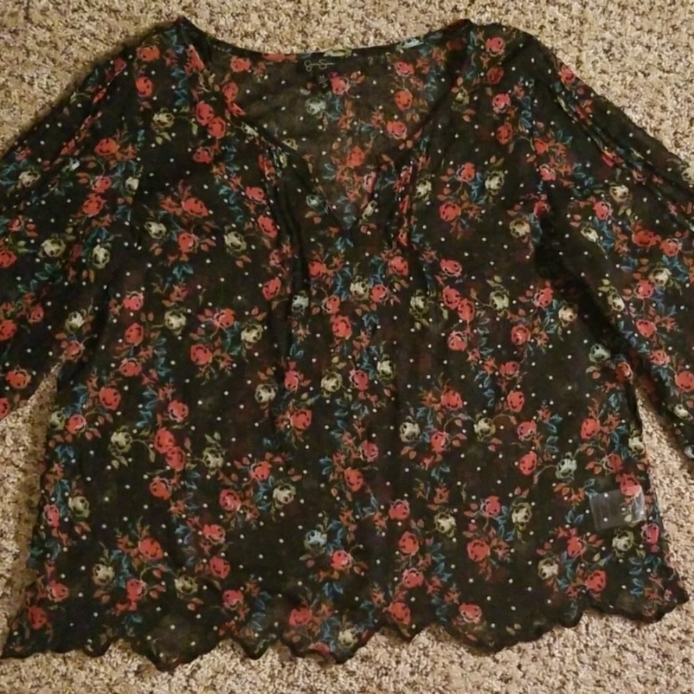 Jessica Simpson Sheer Top